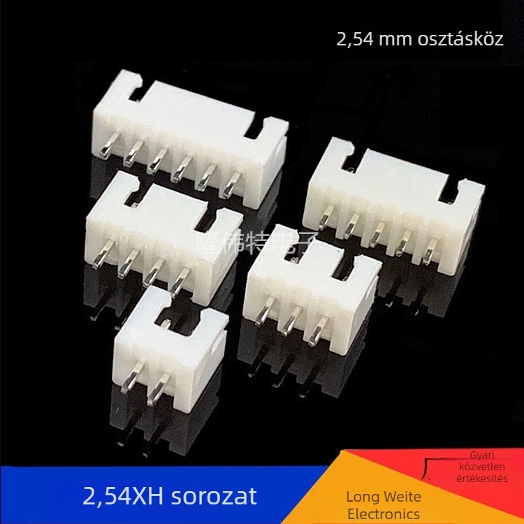 4-pólusú vízálló terminálblokkonnektor, 2,54 mm lépésköz, Type-C női csatlakozó XH-2A C3
