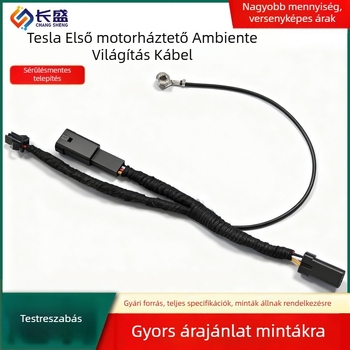 Tesla Model 3/Y Elülső és hátsó csomagtartó környezeti világítás csatlakozókábel – motorháztető világításkábel csatlakozó, szerelés károsodás nélkül