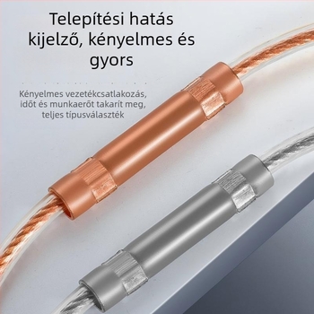 GT vörösréz kapcsolócső, 4–800 mm², ónbevonatú réz terminálkábel, közbenső réz csatlakozó