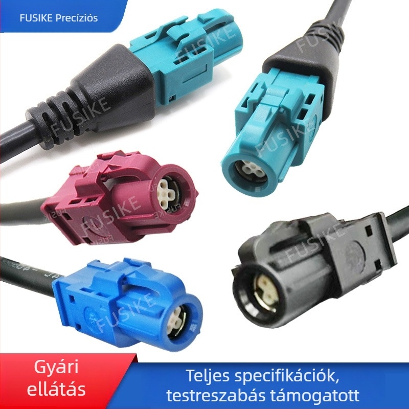 HSD4P női és férfi csatlakozók injektált véggel LVDS autó tükréhez