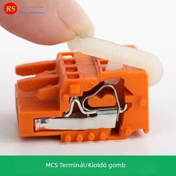 MCS rugós terminál gyors csatlakozó, 3,5/5,0/7,5 mm-es közép-távolsággal — kioldó eszköz egyszerű huzalozáshoz