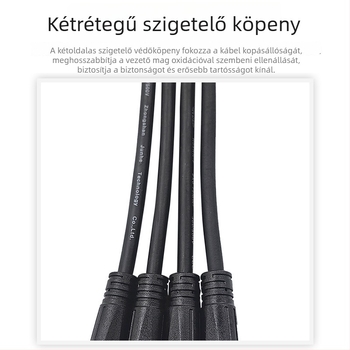Y03-Y vízálló háromutas csatlakozó 2/3/4/5/6 vezetékes világítási modulokhoz, nylon fejcsatlakozóval
