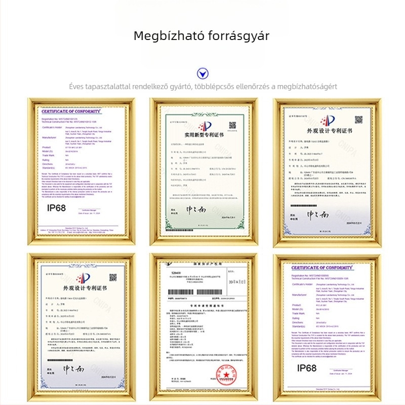Y-típusú háromutas vízálló kábelcsatlakozó világítási modulokhoz – férfi-nő csatlakozás