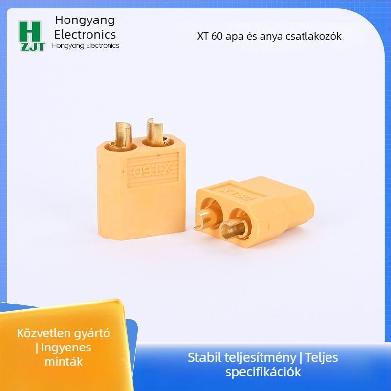 XT60 hím és női csatlakozó RC modellekhez (repülő és autó) – akkumulátor csatlakozó