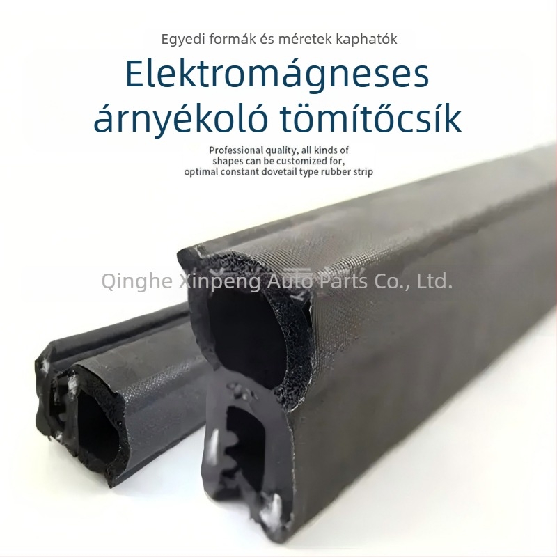 Vezető szövetbe burkolt tömítő szalag elektromágneses árnyékolással, vezető gombokhoz és integrált áramkörökhöz töltőállomásokon
