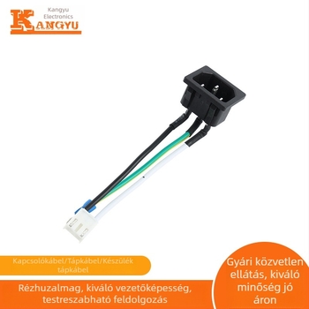 KANGYU elektromos járművek töltőkábel hosszabbító, férfi és női csatlakozókkal, 1,5–2,5 mm² keresztmetszet
