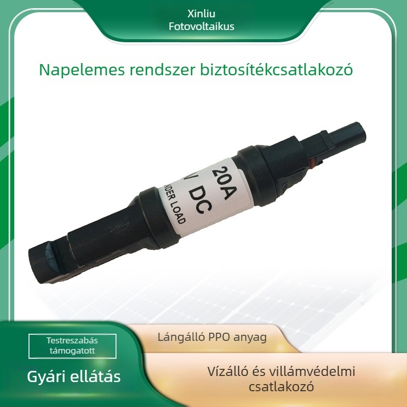 Fotovillamos rendszerhez biztosítékcsatlakozó, villámvédelmi, 20A dióda