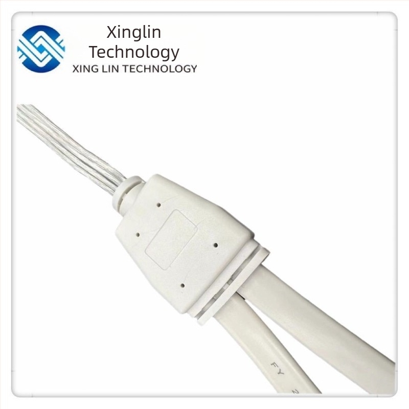 Y-alakú LED tápegység-kábel, vízálló M12 4-pólusú csatlakozóval