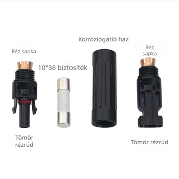Baoman MC4 PV DC biztosítékcsatlakozó 1000V 10A/20A/30A