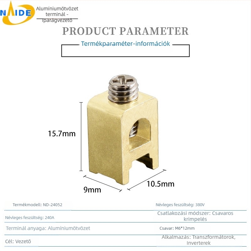 ND-240521 Középméretű inverter terminál blokk napenergia PV csatlakozó