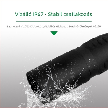 NSPV MC3 fotovillamos csatlakozó, DC vízálló, IP67, napelem-kábelekhez, soros kapcsolathoz