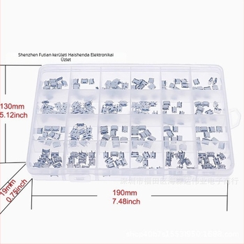 240 db Micro USB női csatlakozó, 24 típus, dobozban, Micro USB interfész