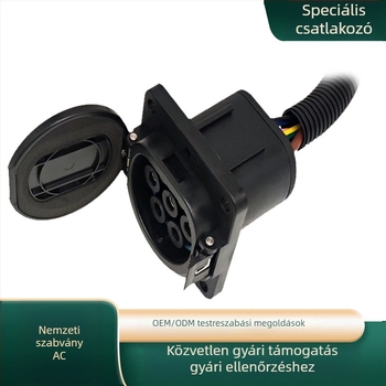 7-tűs nemzeti szabványú AC töltőcsatlakozó, EV női csatlakozó BYD Li Auto Leapmotor
