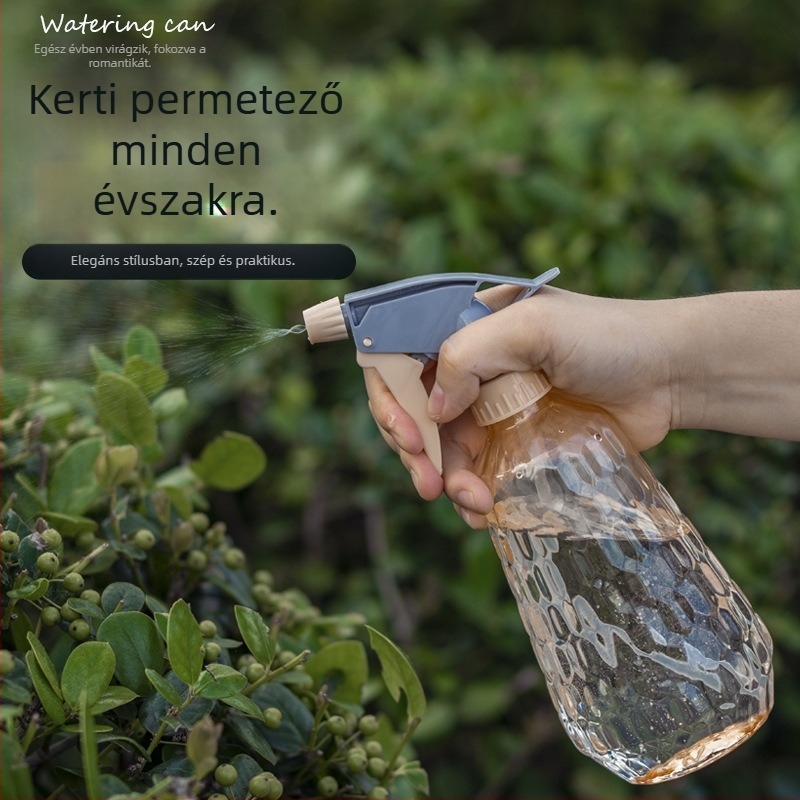 Családi használatú alkoholos permetező fertőtlenítéshez és tisztításhoz, légnyomású permetező, állítható finom köd, kompakt öntöző permetező.