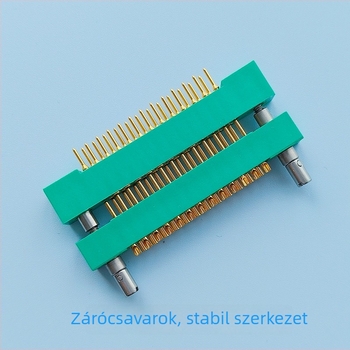 JL9A sorozat kábel–panel csatlakozó, 25 pin, 25 lyuk, 2,54 mm, férfi és női érintkezők