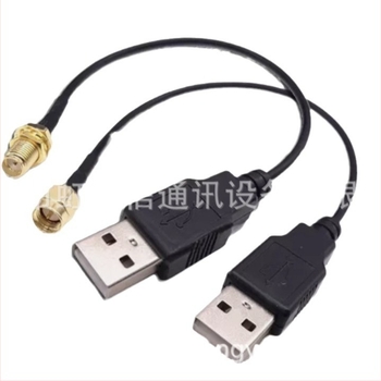 RG174 SMA férfi és női USB koaxiális adatkábel-adapter, 20 cm
