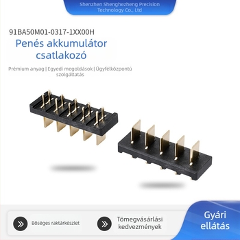 Blade Battery Plug, 2-5 PIN, 5,0 mm pitch PCB-connector DIP-tábla, okos ajtózár kiegészítő