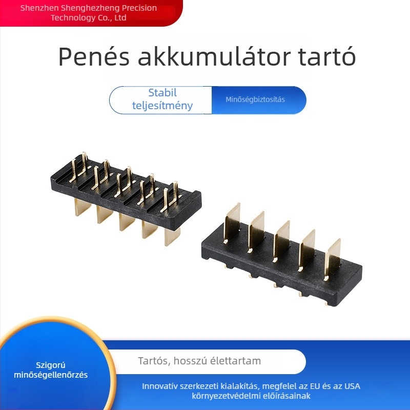 Blade Battery Plug, 2-5 PIN, 5,0 mm pitch PCB-connector DIP-tábla, okos ajtózár kiegészítő