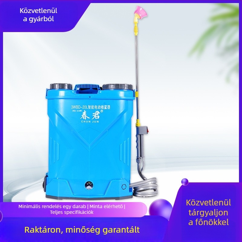 Chunjun hátizsákos elektromos permetező mezőgazdasági felhasználásra, 16L/20L, fertőtlenítés és növényvédelem