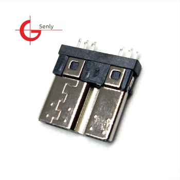 Micro USB 3.0 10-pontos férfi adatcsatlakozó, függőleges MK töltőcsatlakozó