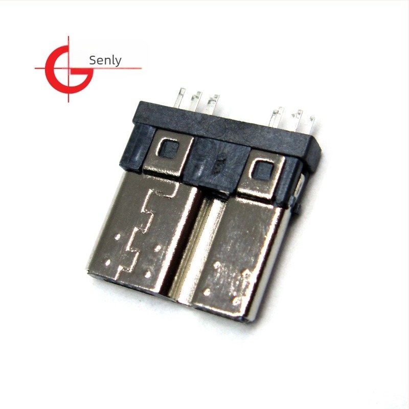 Micro USB 3.0 10-pontos férfi adatcsatlakozó, függőleges MK töltőcsatlakozó