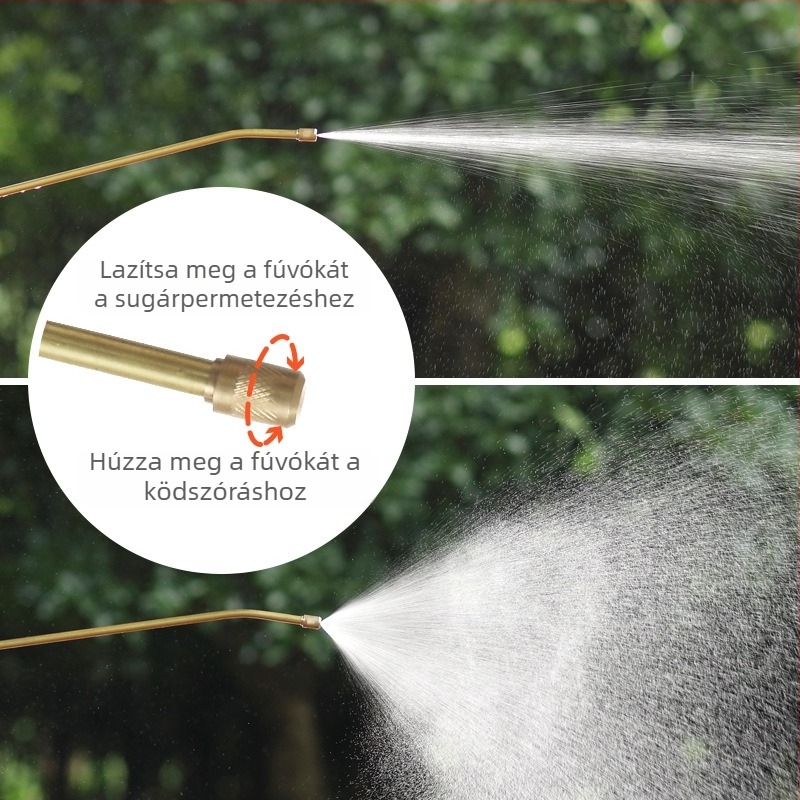 5 L kézi permetező otthoni tisztításra, fertőtlenítésre, kertészkedésre és öntözésre — vállon hordozható nyomásos permetező növényvédőszerekhez