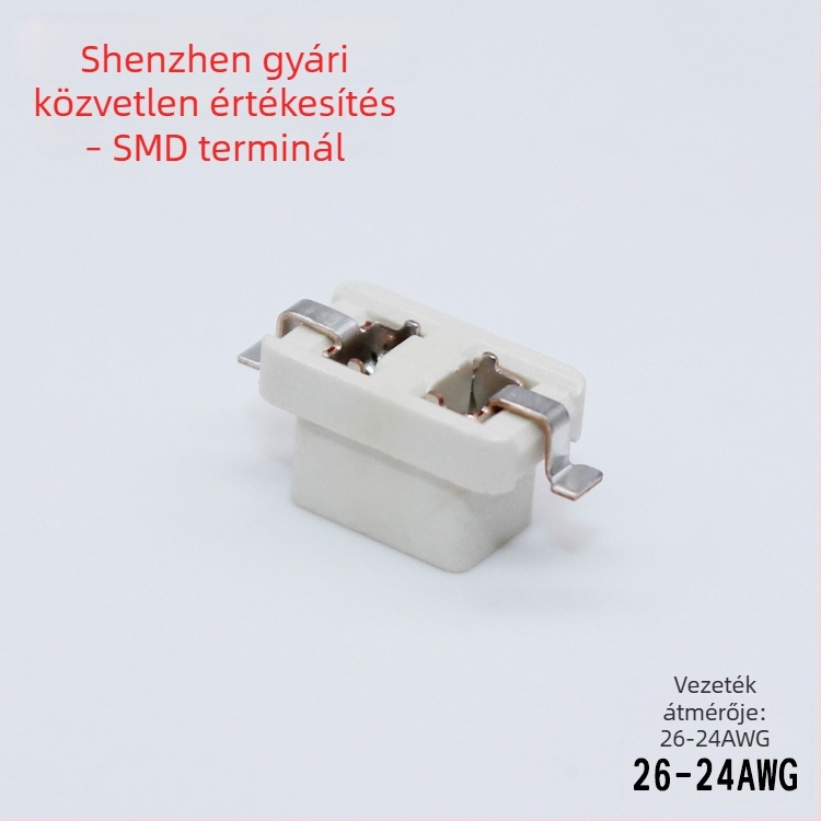 LED felületre szerelt terminálcsatlakozó, 2P