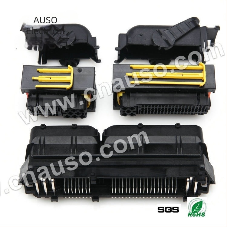 121-pins TE AMP ECU csatlakozó, 1241434-1 PCB csatlakozó számítógépes vezérléshez, 40-pins és 81-pins dugók