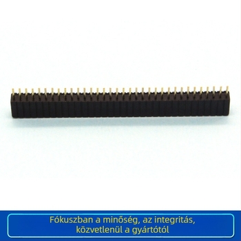 1,27 mm lépésközű SMT női csatlakozó, patch, egy- vagy kétsoros, oszlopokkal