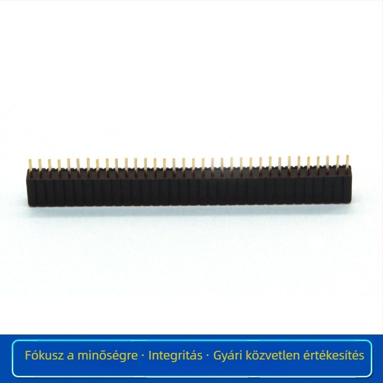 1,27 mm lépésközű SMT női csatlakozó, patch, egy- vagy kétsoros, oszlopokkal