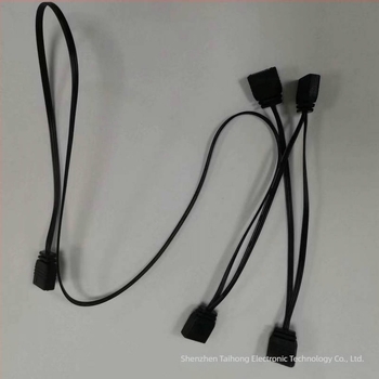 RGB ventilátor 5V, 3‑pin csatlakozó kábel – LED-szalag és alaplap számára