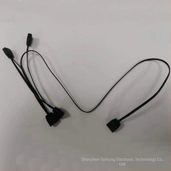 RGB ventilátor 5V, 3‑pin csatlakozó kábel – LED-szalag és alaplap számára