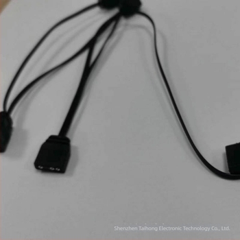 RGB ventilátor 5V, 3‑pin csatlakozó kábel – LED-szalag és alaplap számára