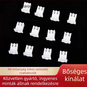 Fehér XH-2Y egyenes tűs csatlakozó, lépésköz 2,5 mm, XH2-16Y