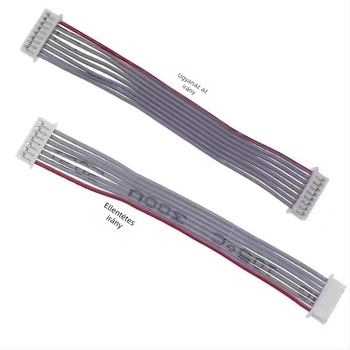 Hengyao Electronics 1,25 mm szürke kettős végű terminál vezeték piros él UL2651-28AWG
