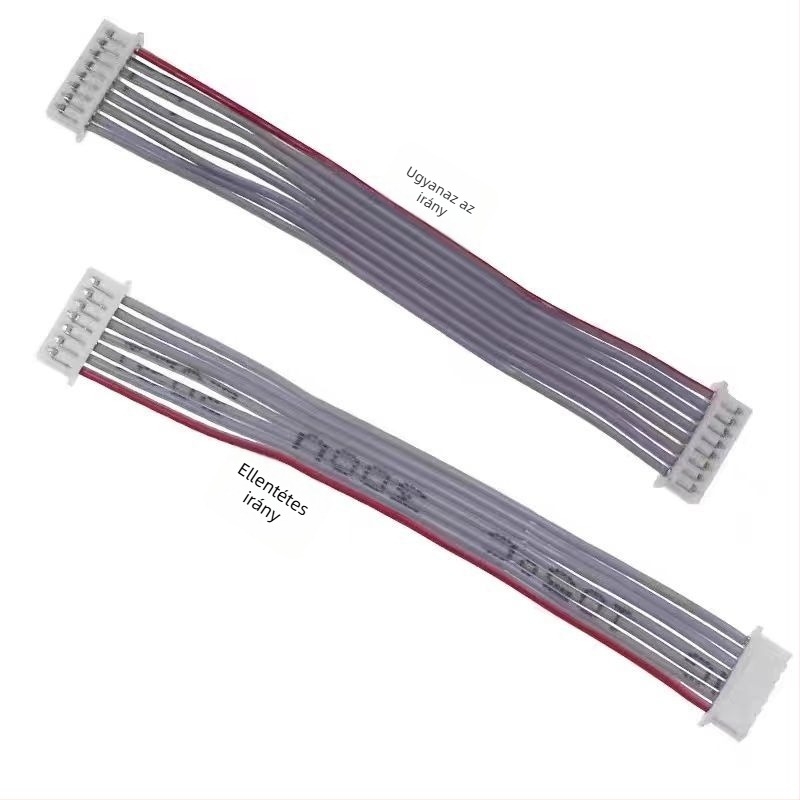 Hengyao Electronics 1,25 mm szürke kettős végű terminál vezeték piros él UL2651-28AWG
