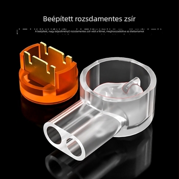K2 2-pólusú vízálló kábelcsatlakozó hálózati és telefonkábellel