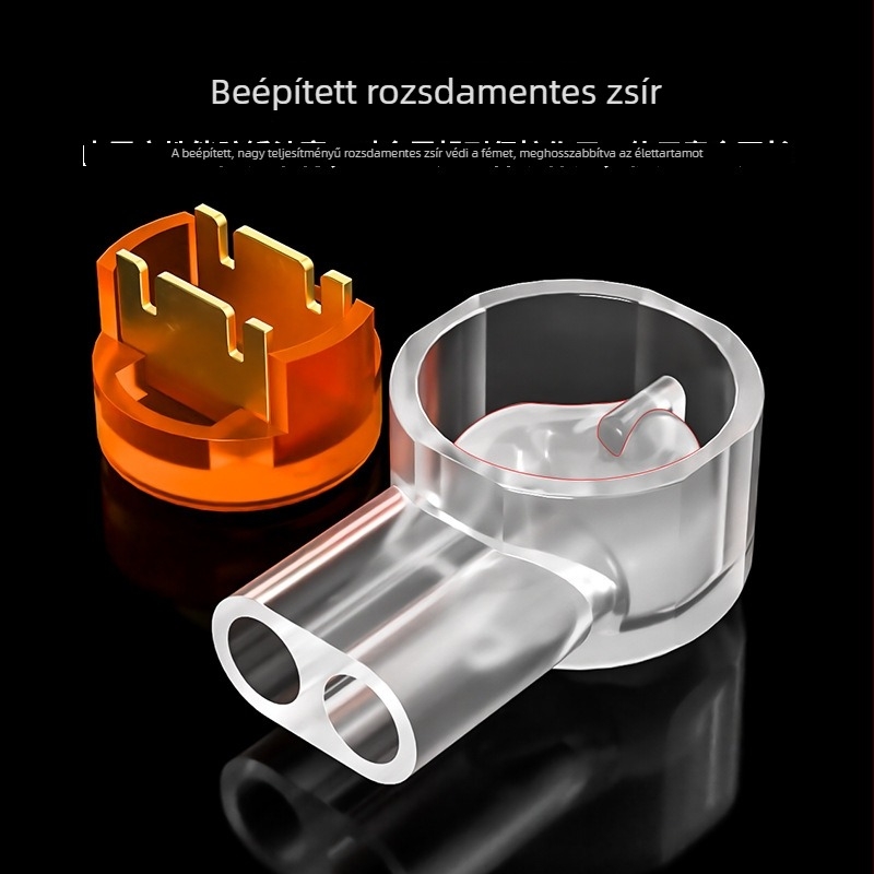 K2 2-pólusú vízálló kábelcsatlakozó hálózati és telefonkábellel