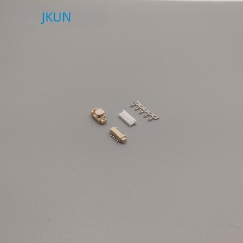 JKUN A1251, 1 pólusú vezeték-platára csatlakozó, 1,25 mm tengelytáv, Molex-típusú 53398