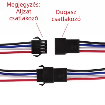 SM terminálkábel, férfi és női, 2,54 mm-es pitch, 2/3/4/5/6-pins csatlakozó kábel LED világításhoz
