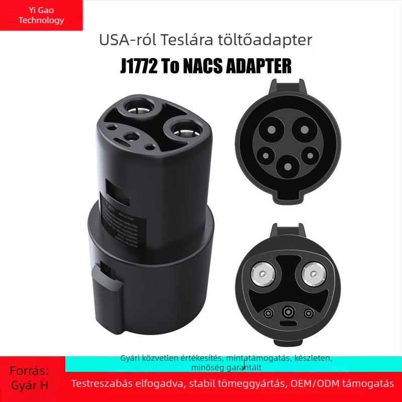 J1772–Tesla NACS AC töltőadapter