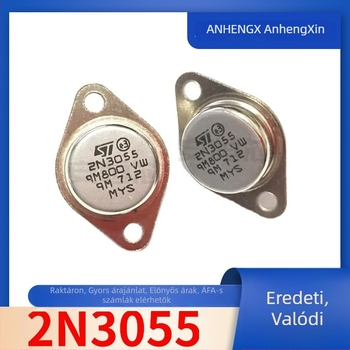 2N3055 nagy teljesítményű tranzisztor, TO-3 csomagban, új készleten