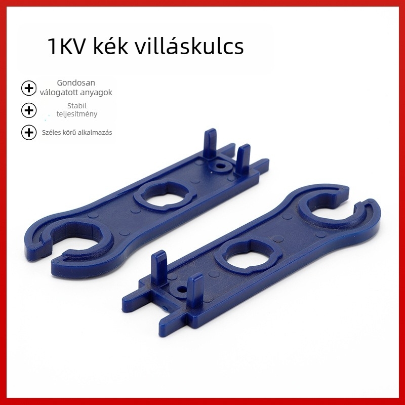 Kék 1 kV-os kulcs MC4 fotovoltaikus csatlakozókhoz