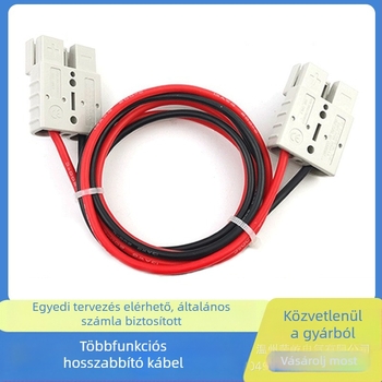 Anderson 50A/120A hosszabbító-interfész adapter Li-ion akkumulátor töltéshez és kisüléshez