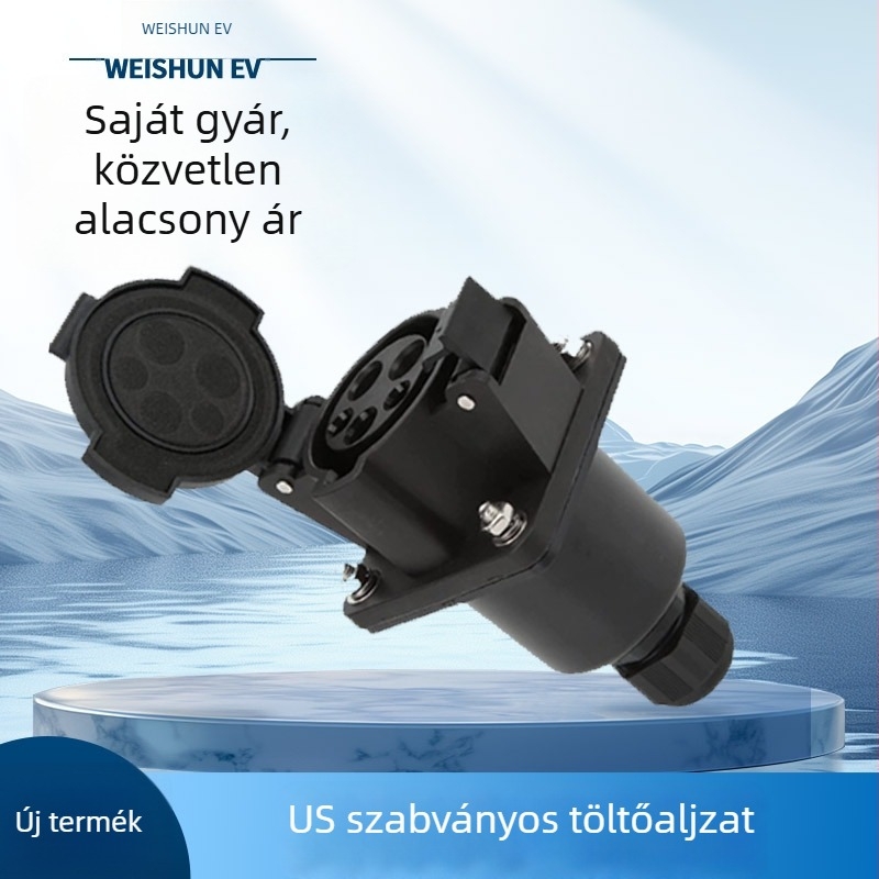 J1772 amerikai szabványú 5‑pontos csatlakozó, férfi és női, elektromos járművekhez (BMW)