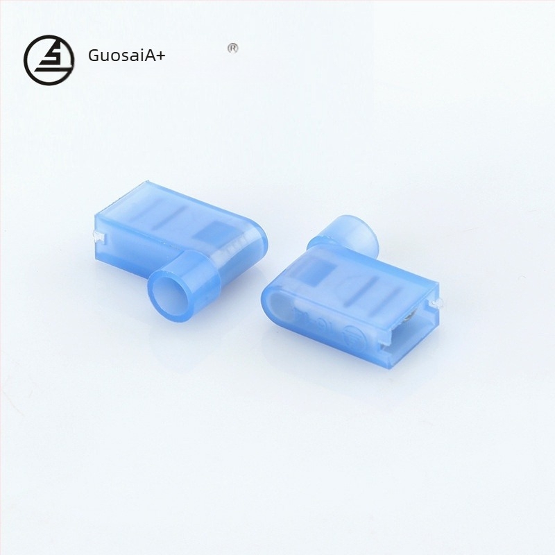FLDNY2-250 Izolált rugós terminálkábel, női csatlakozó, zászló alakú nylon burkolat