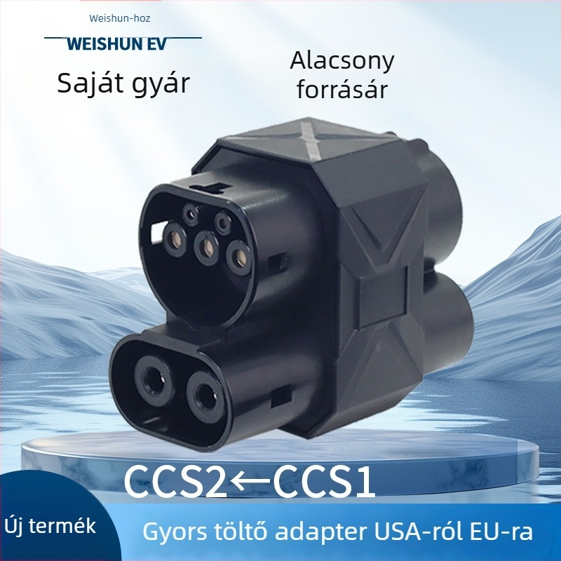 CCS1–CCS2 DC gyors töltő adapter elektromos járművekhez