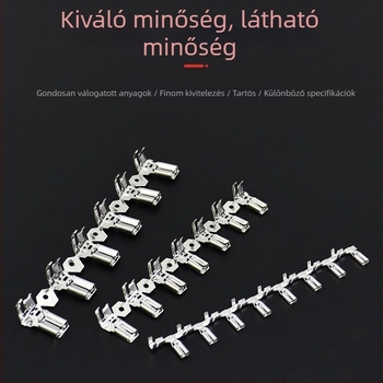 Egyedi 110/187/250 kábelezéshez zászló típusú önzáró rugós terminál