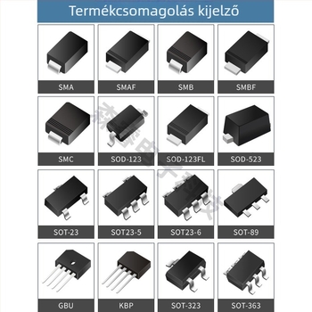KEFAN BC856C PNP tranzisztor, SOT-23 tok