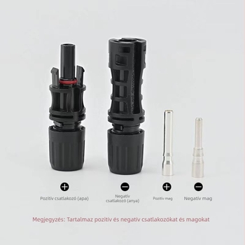 MC4 1500V fotovoltikus csatlakozó, 50A napelemes modulhoz, férfi és női, vízálló